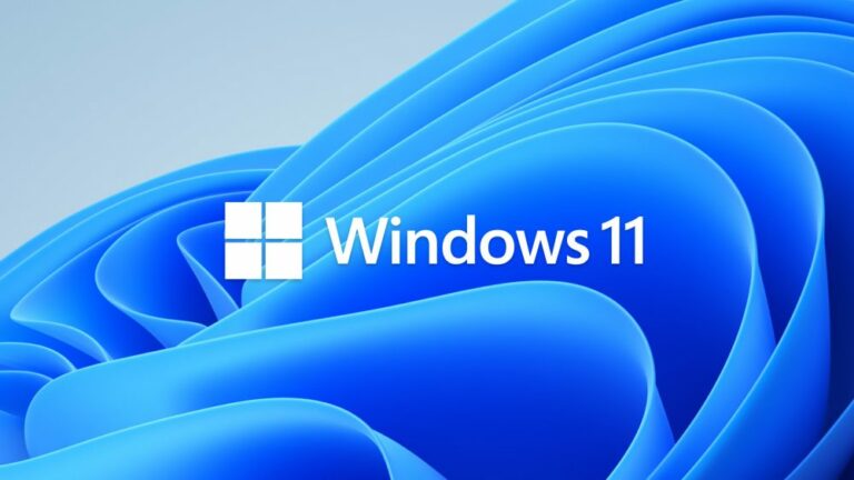 Logo und Hintergrund von Windows 11