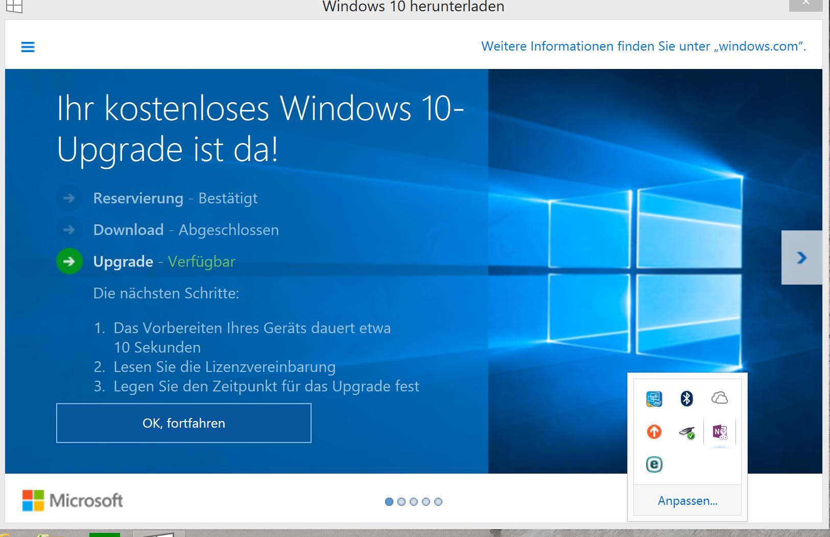 Upgrade auf Windows 10