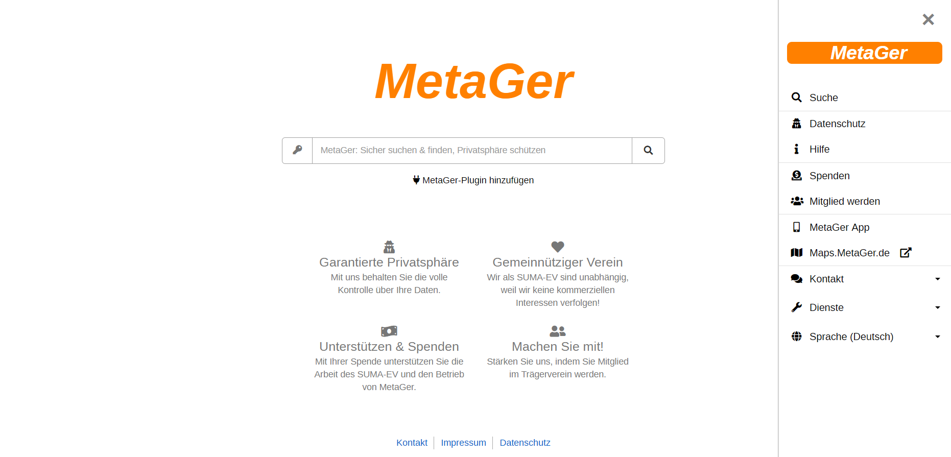 google alternative MetaGer