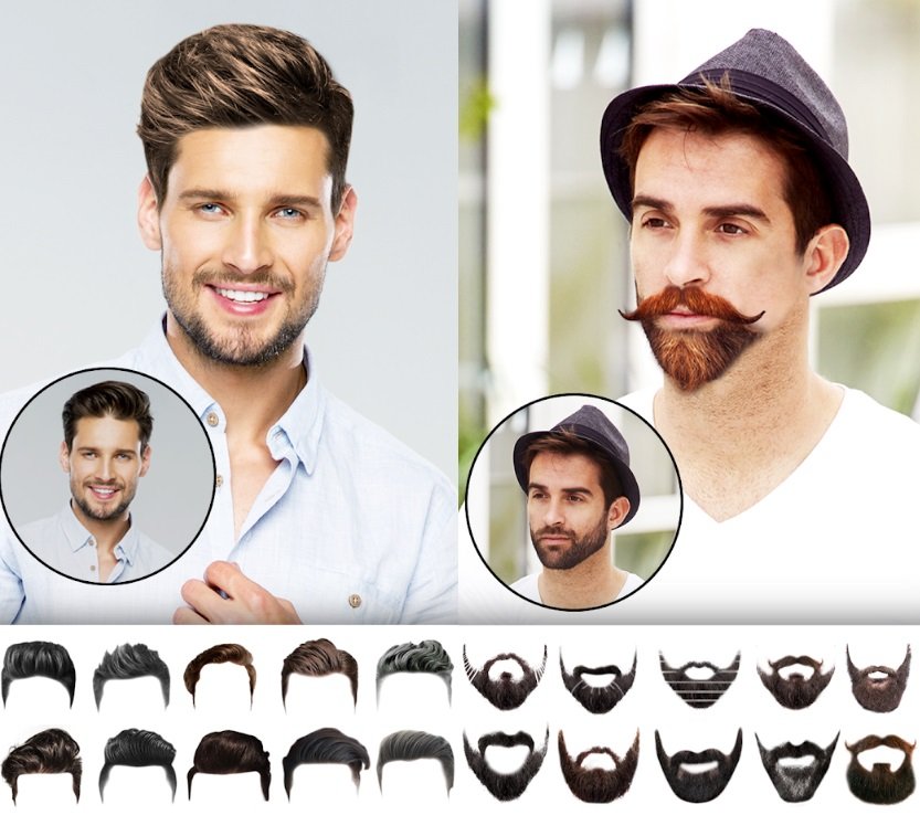 Screenshots der Man Hair Mustache Style Pro App